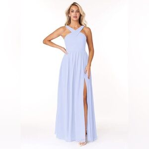 AZAZIE ELVIRA
A-Line Pleated Chiffon Floor-Length Dress Lavender